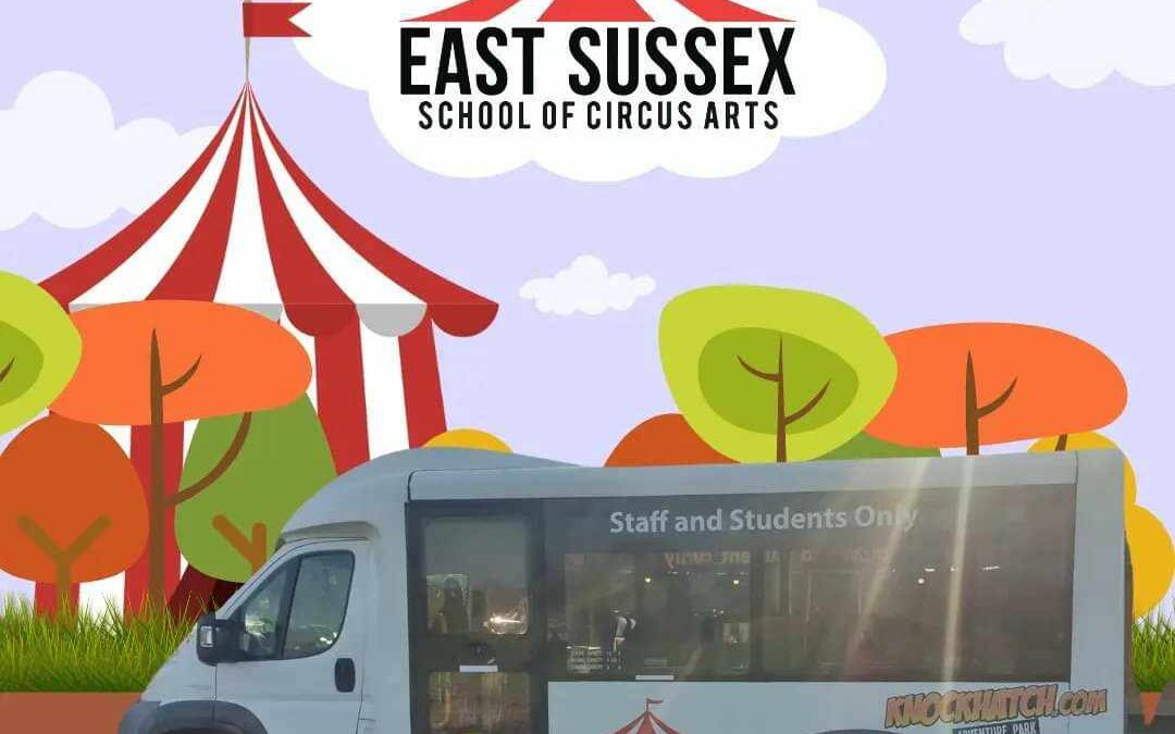 FREE MINIBUS TO EAST SUSSEX SCHOOL OF CIRCUS ARTS